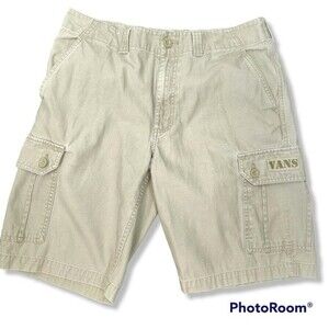 Vans Shorts Mens 30 Cargo Khaki casual
